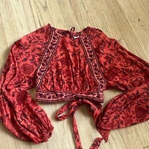 Urban outfitters crop long sleeve